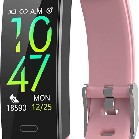 ZURURU Black Fitness Tracker - 1" Depth, 2" Height, 9" Length - Picture 3 of 10